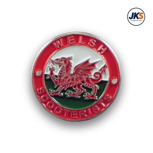 Welsh Scooterists Pin Badge