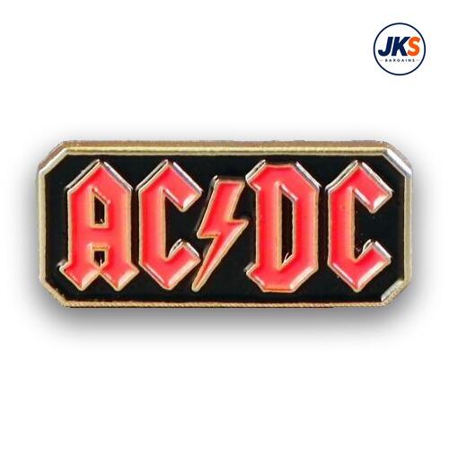 AC DC Pin Badge