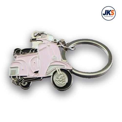 Pink Scooter (Style 2) Keyring