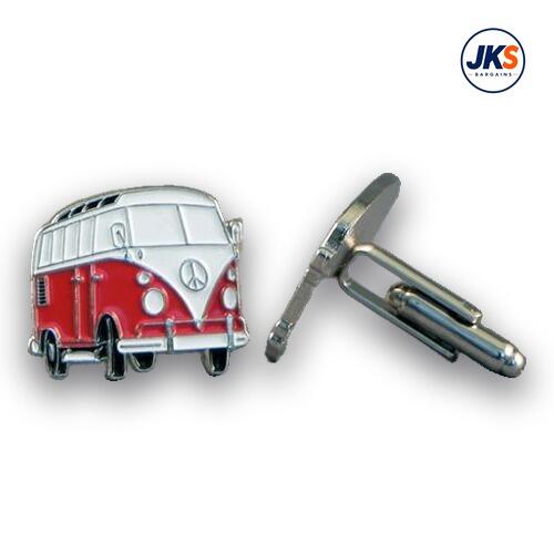 Red Campervan Cufflinks