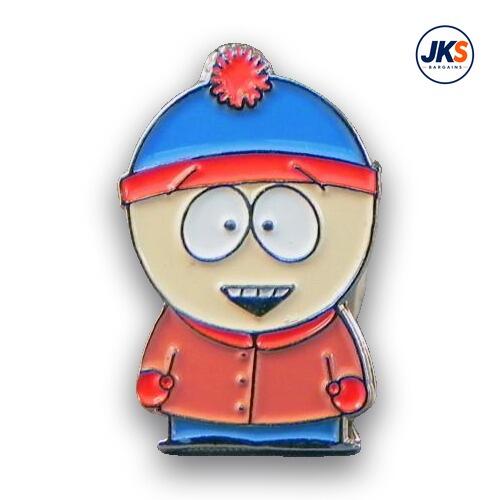 South Park Style Stan Pin Badge