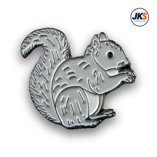 20 x Grey Squirrel Pin Badges