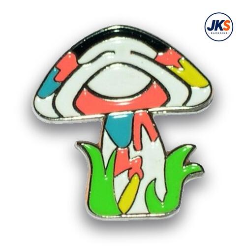 Psychedelic Mushroom - Toadstool Pin Badge