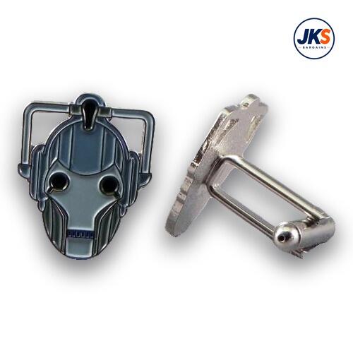 Cyberman Head Cufflinks