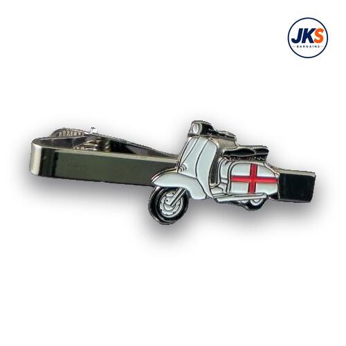 St George Flag Scooter Tie Clip