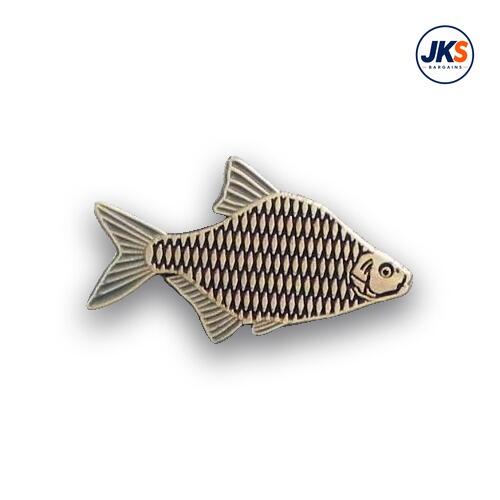 Bronze Bream Fish Pin Badge