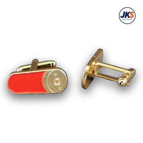 10 Pairs x Shotgun Cartridge Cufflinks