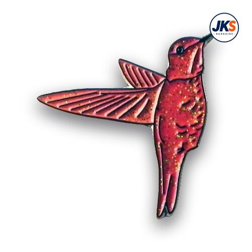 Red Humming Bird Pin Badge