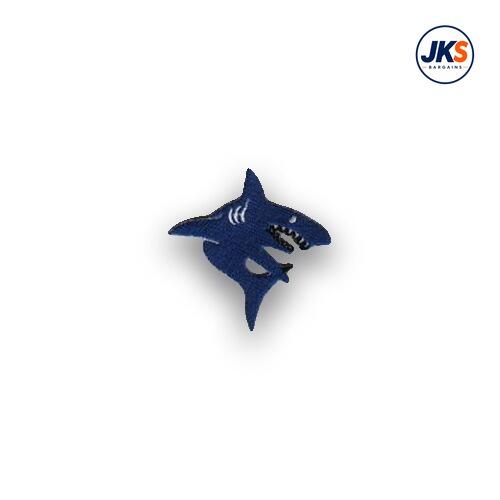 Shark style 3 Iron on Patch