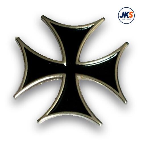 Maltese Cross Pin Badge