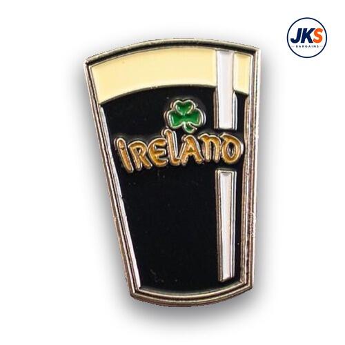 Guinness Style Ireland Pint Pin Badge