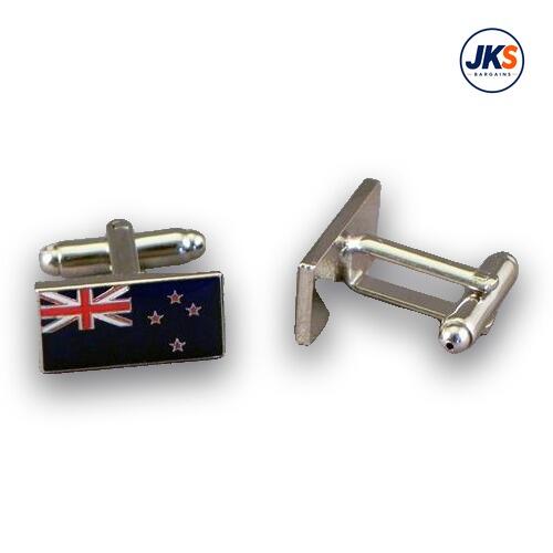 10 Pairs x New Zealand Flag Cufflinks