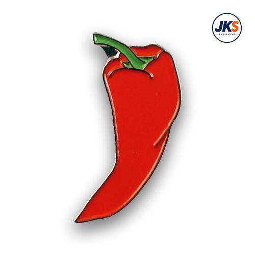 Red Chili Pepper Pin Badge