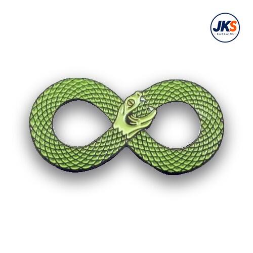 20 x Infinity Snake Pin Badges