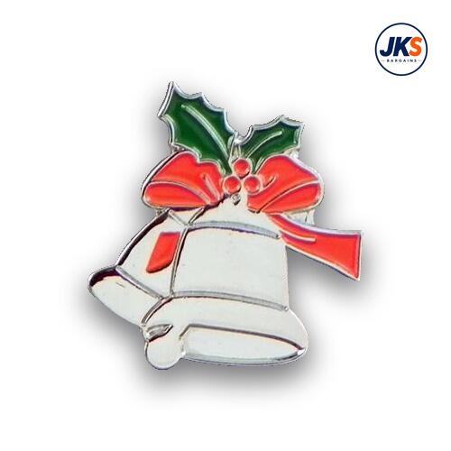 Christmas Bells Pin Badge