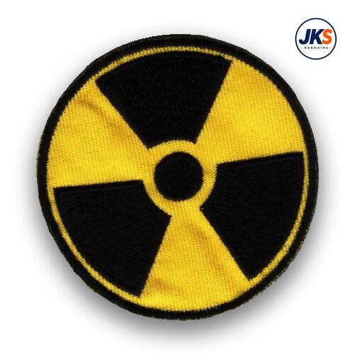 Radioactive Symbol Iron on Patch
