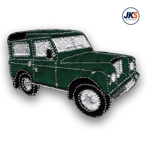 4x4 Vehicle Green Iron on Patch