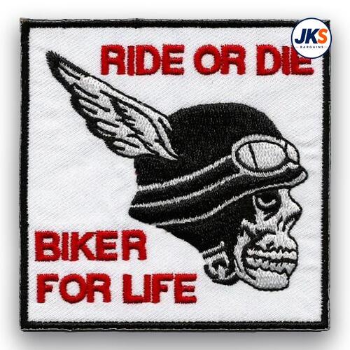10 x Ride or Die Iron on Patch
