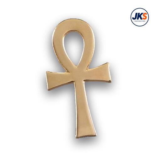 Egyptian Ankh Gold Plated Pin Badge