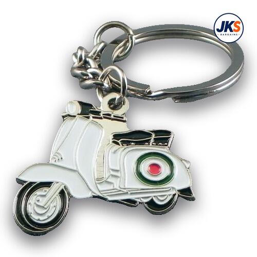 Italian Colour MOD Roundel Scooter Keyring