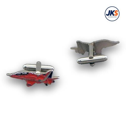 10 Pairs x Red Arrows Hawk Plane Cufflinks
