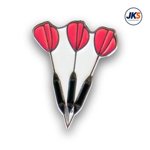 3 Darts Pin Badge