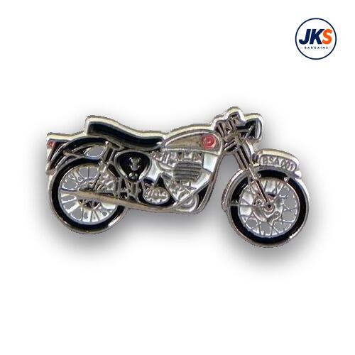 Classic Motorbike (Style 1) Pin Badge