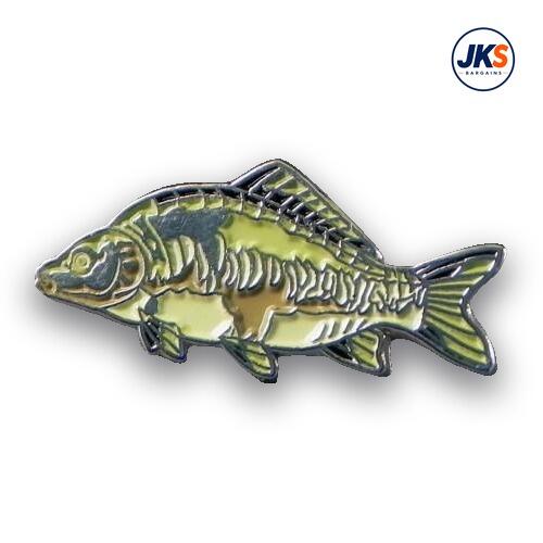 Mirror Carp Fish Pin Badge