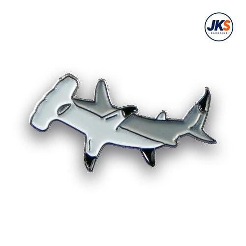 Hammerhead Shark Pin Badge