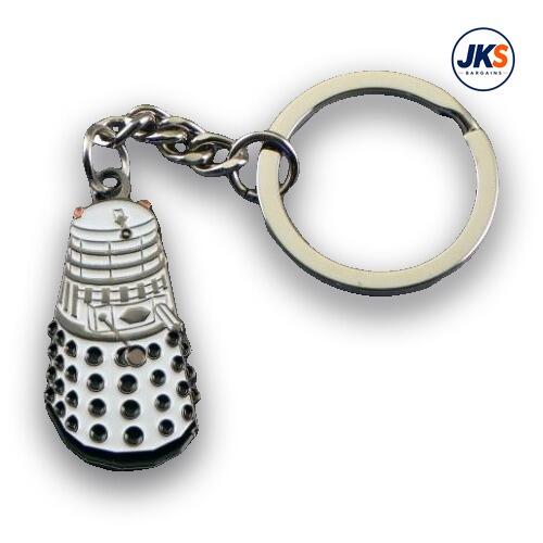 White dalek Keyring