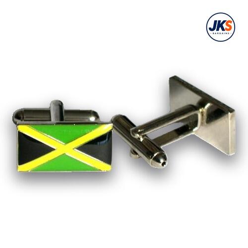 10 Pairs x Jamaican Flag Cufflinks