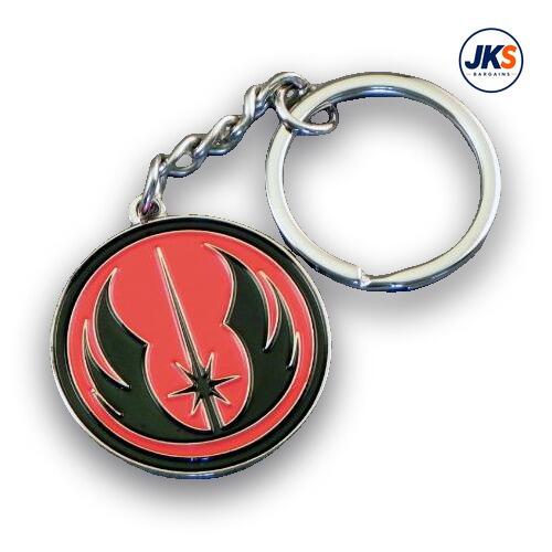 Jedi Order (red + black) Keyring