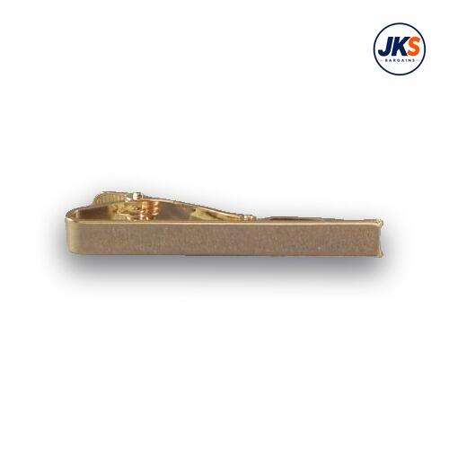 10 x Plain Gold Plated Tie Clips