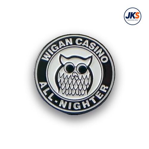 20 x Wigan Casino All-Nighter Pin Badges