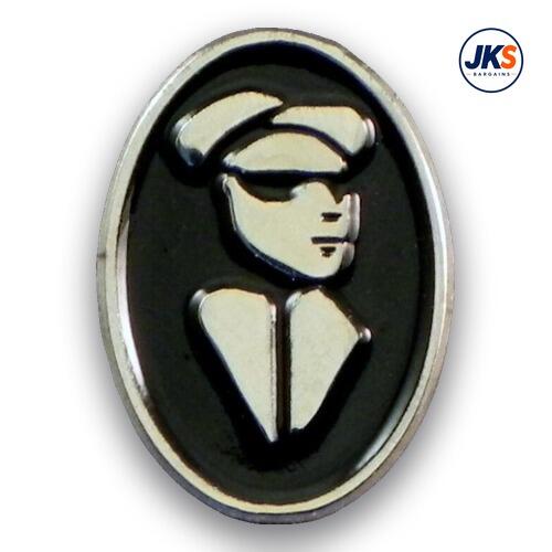 20 x SKA Man Oval Pin Badges