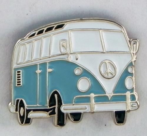 Campervan Light Blue Fridge Magnet