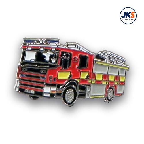 Fire Engine Pin Badge