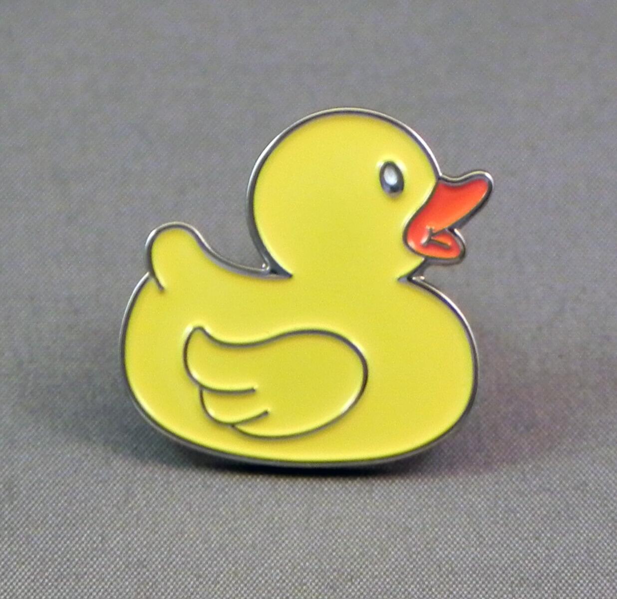 20 X Rubber Duck Pin Badge