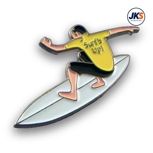 20 x Surfer Pin Badges