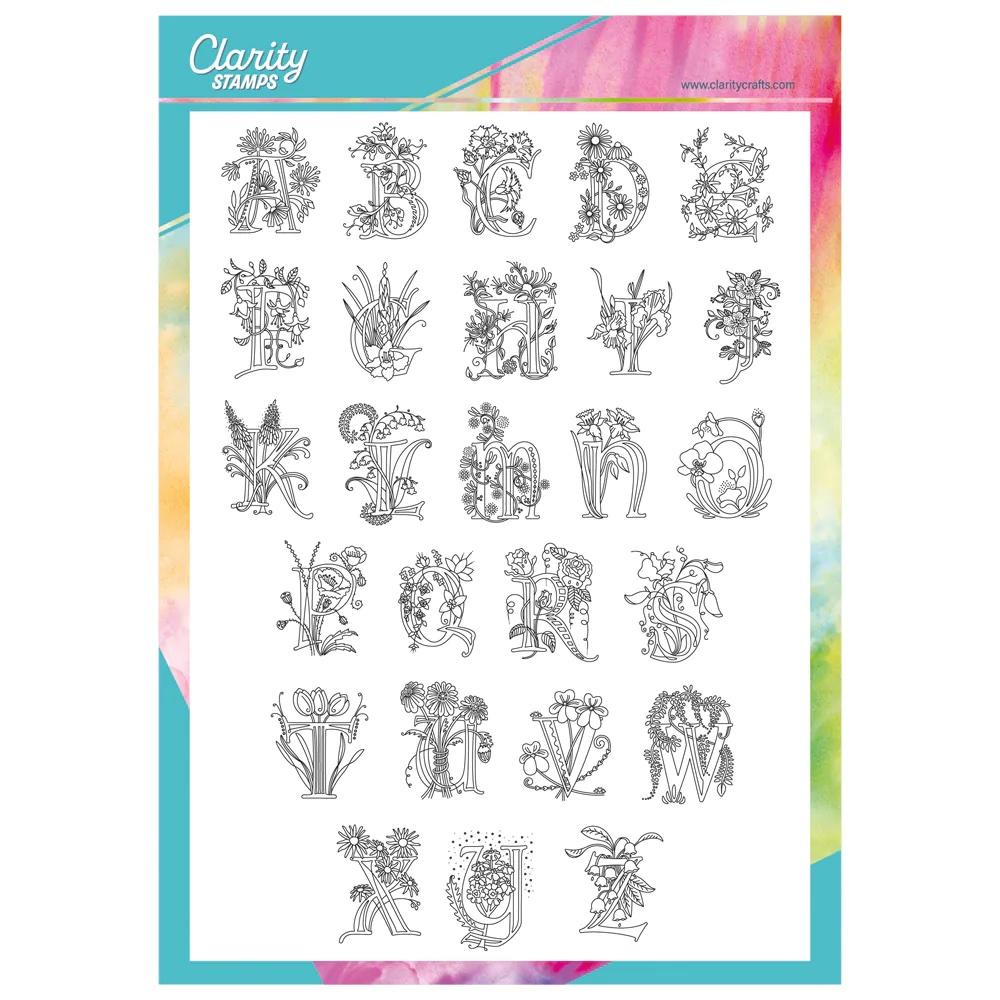 Clarity Stamps Holly Branch with Happy Christmas Unmounted Clear