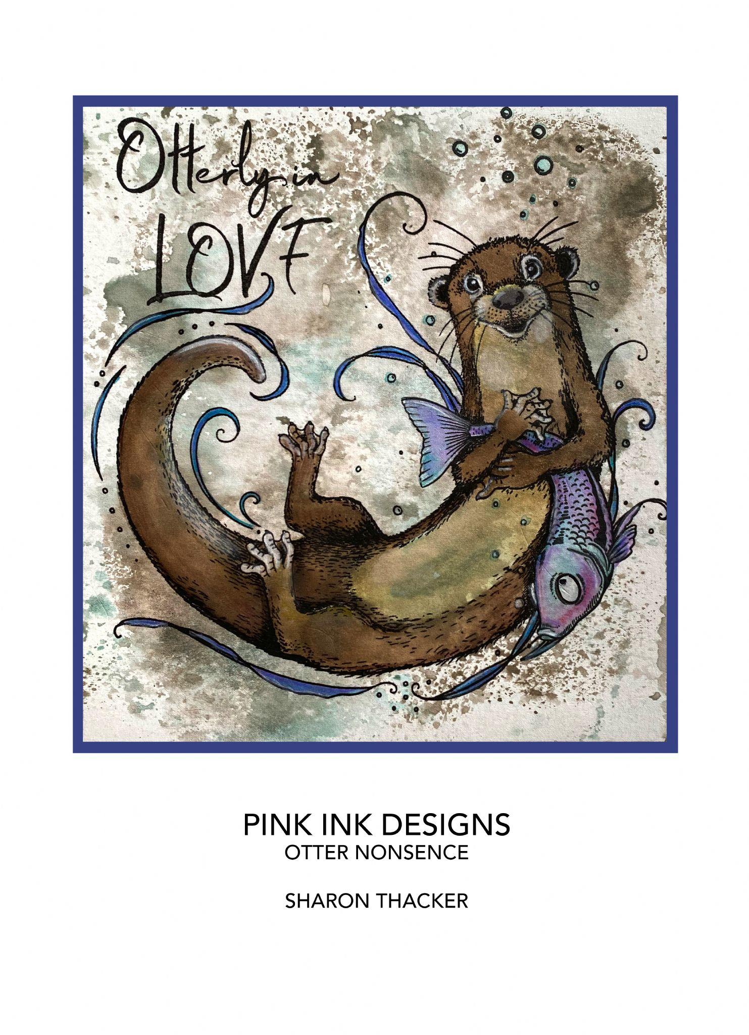 Pink Ink Designs Clear Stamp OTTER NONSENSE PI141