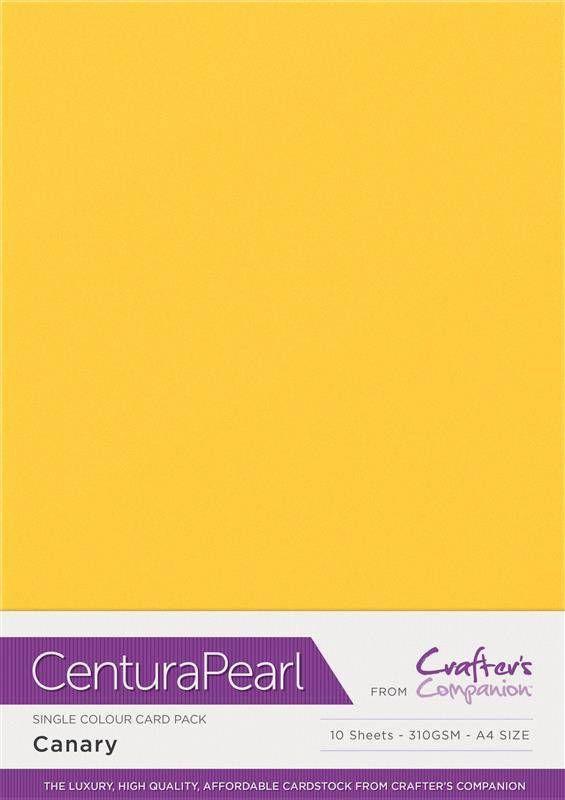 Crafter's Companion Centura Pearl Printable A4 Card Old Gold | 10 Sheets