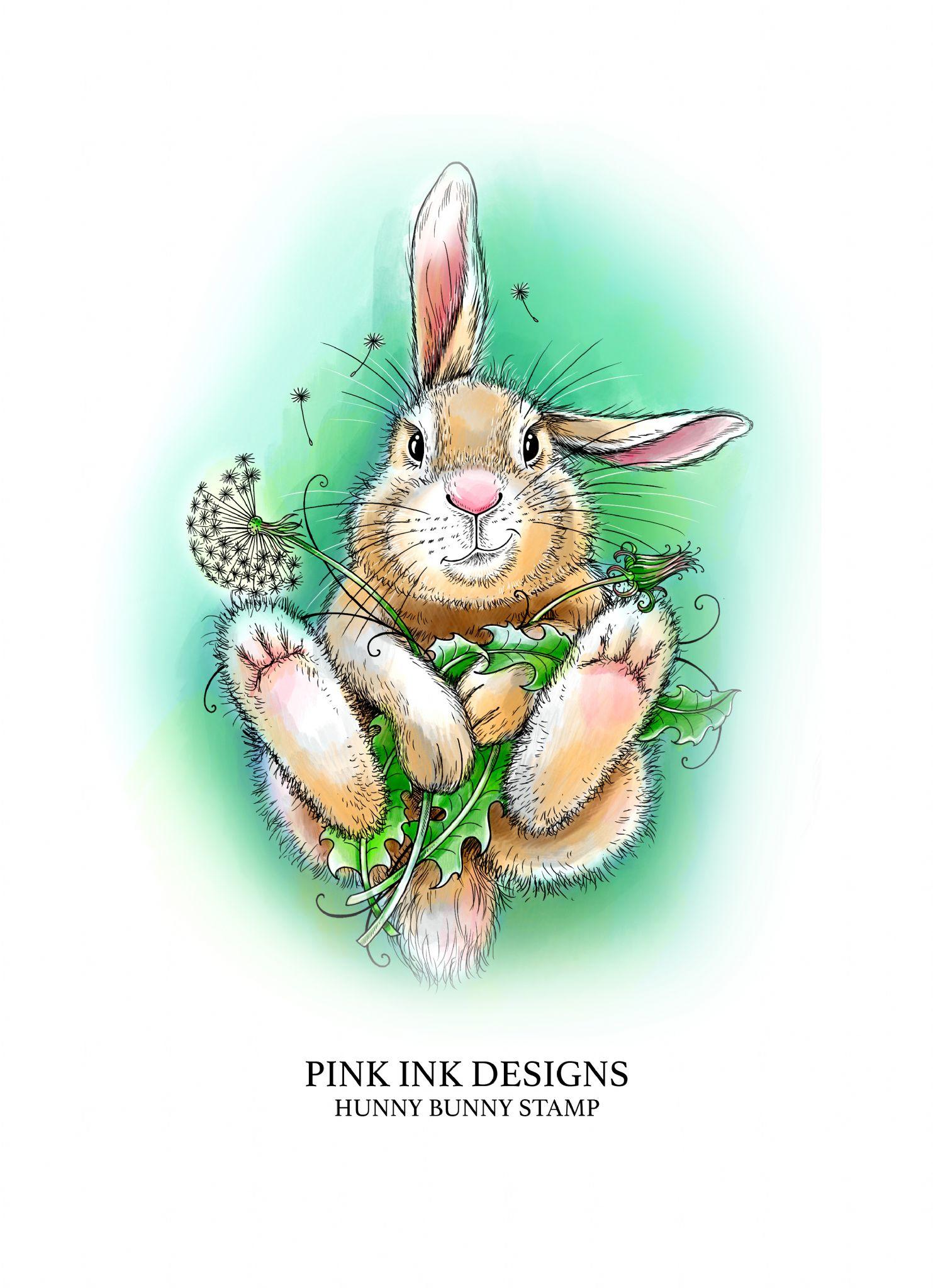 Pink Ink Designs Clear Stamp Hunny Bunny PI142