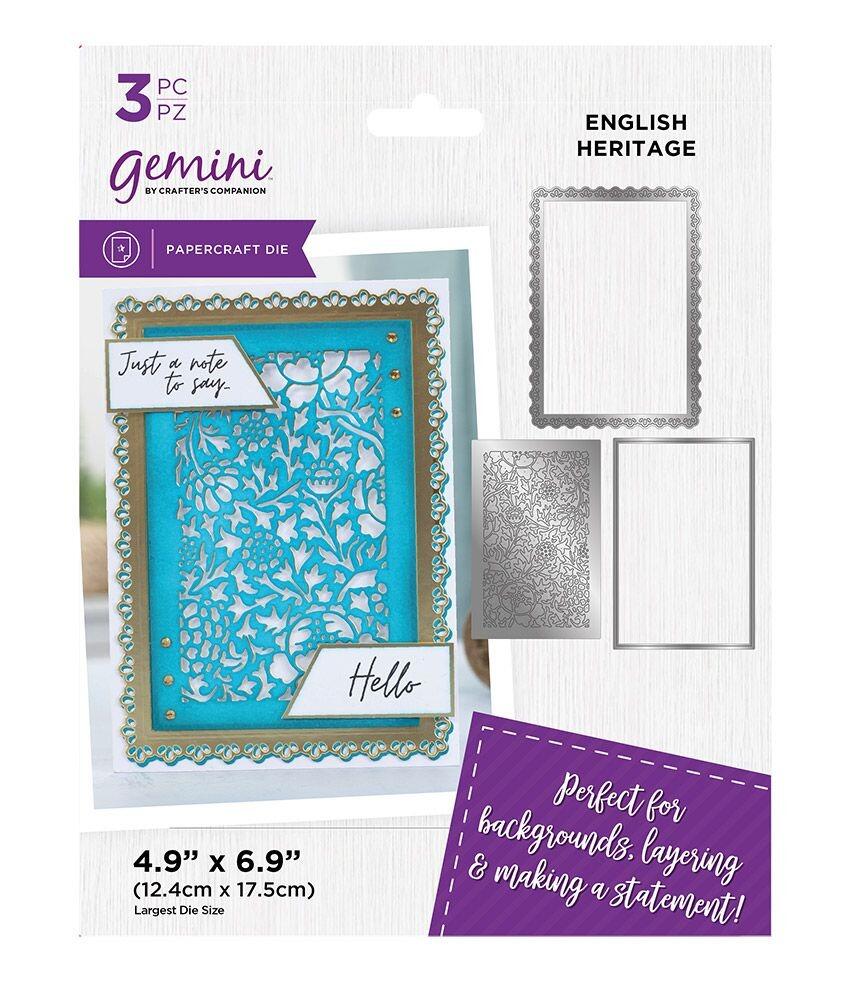 Gemini - Deep Border Create - A - Card Die - English Heritage