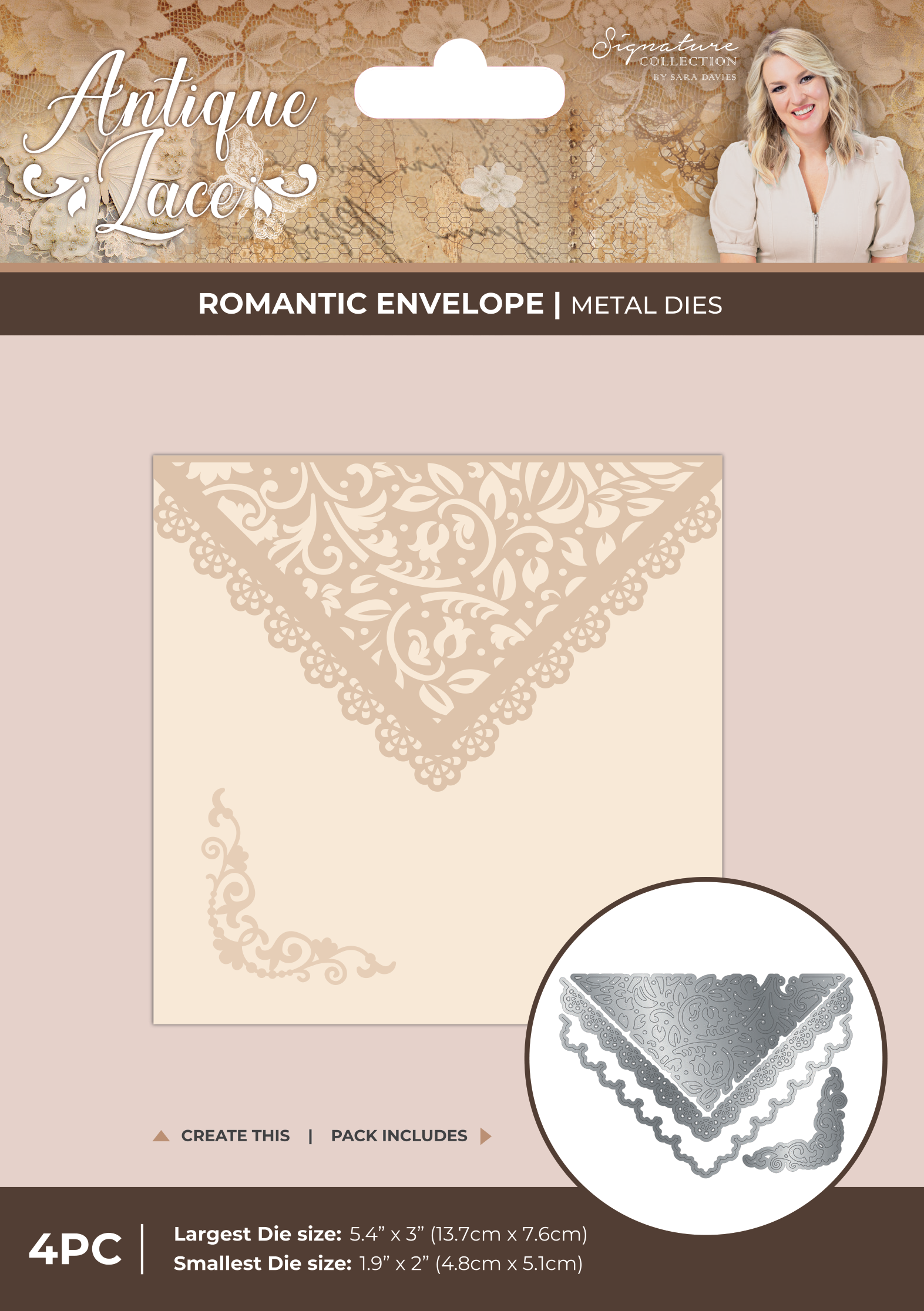 Sara Signature Collection - Antique Lace by Crafter’s Companion - Metal ...