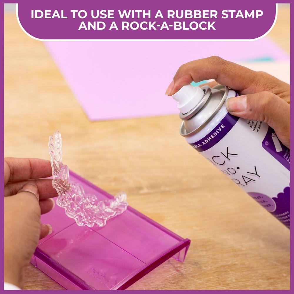 Crafters Companion - Stick and Spray Mounting Adhesive (PURPLE CAN)