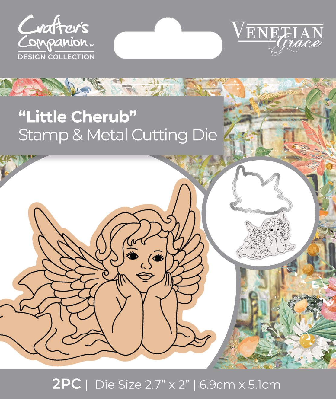 Venetian Grace Stamp and Die Little Cherub