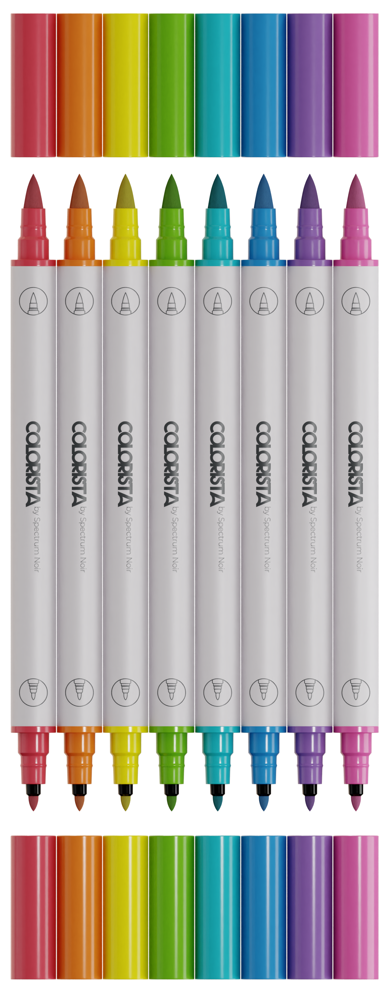 Colorista Art Marker 8pc Brilliant Hues