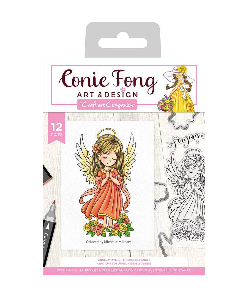 Conie Fong Angel Inspiration Stamp Die Angel Prayers