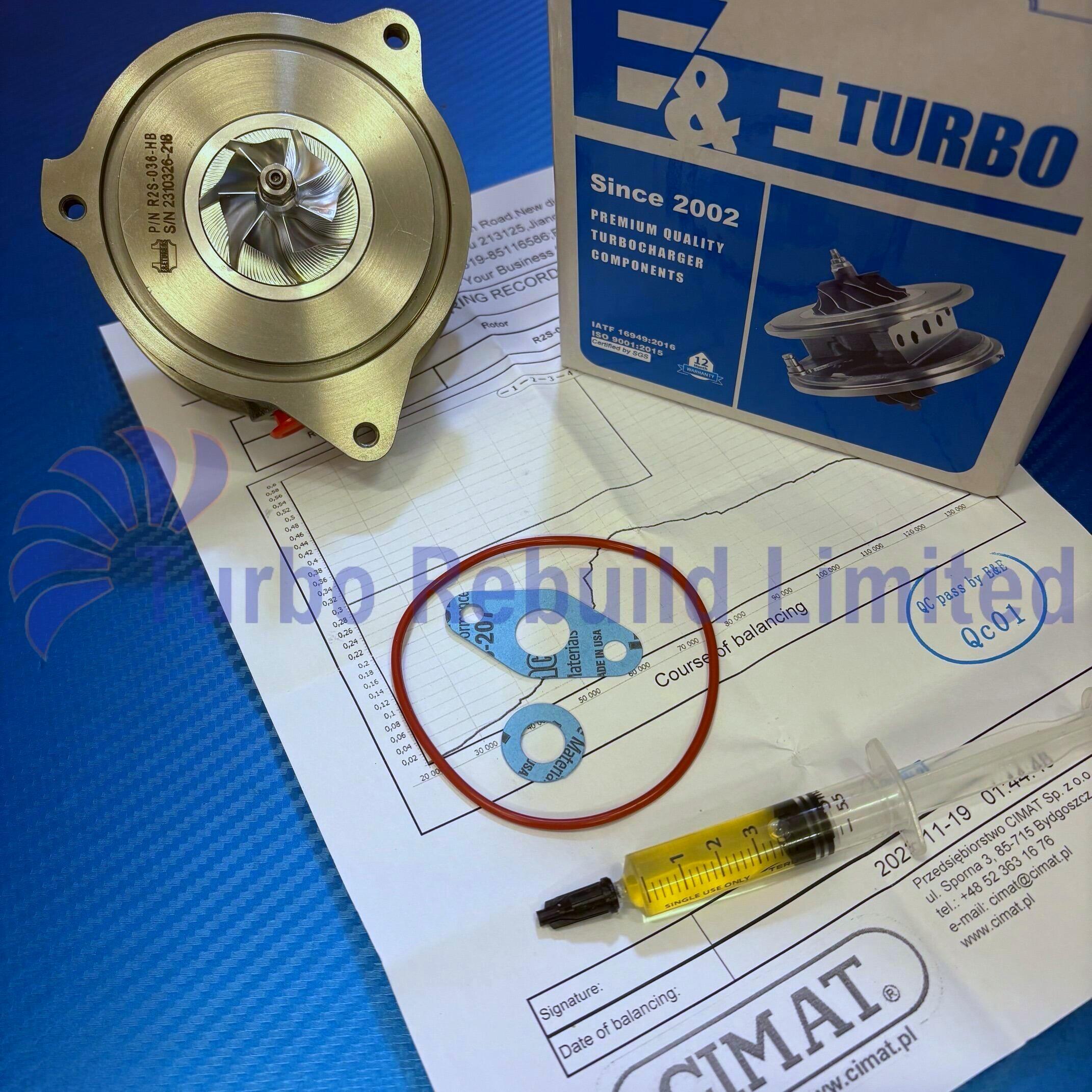 E&ETurbos CHRA Core B01V 1635-970-0016/18/22/24/56 Volkswagen 2.0D